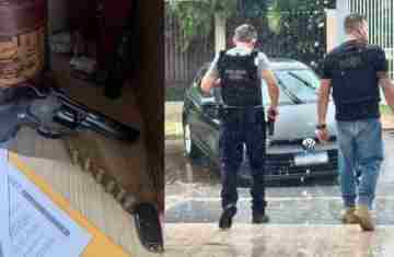 Rio Bonito do Iguaçu – PCPR cumpre mandado de busca e apreensão domiciliar contra influencer investigado por ameaçar de morte o prefeito e seus familiares